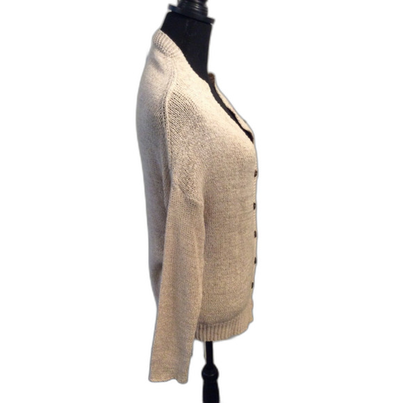 Easel Small Retro Cardigan Front button Cozy Anthropologie Embroidered - Picture 6 of 6